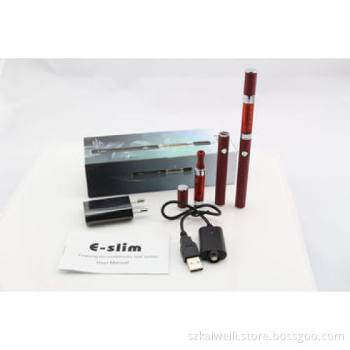 2014 new electronic cigarette for lady, e-slim patent model, packed in gift box, 380mAh battery